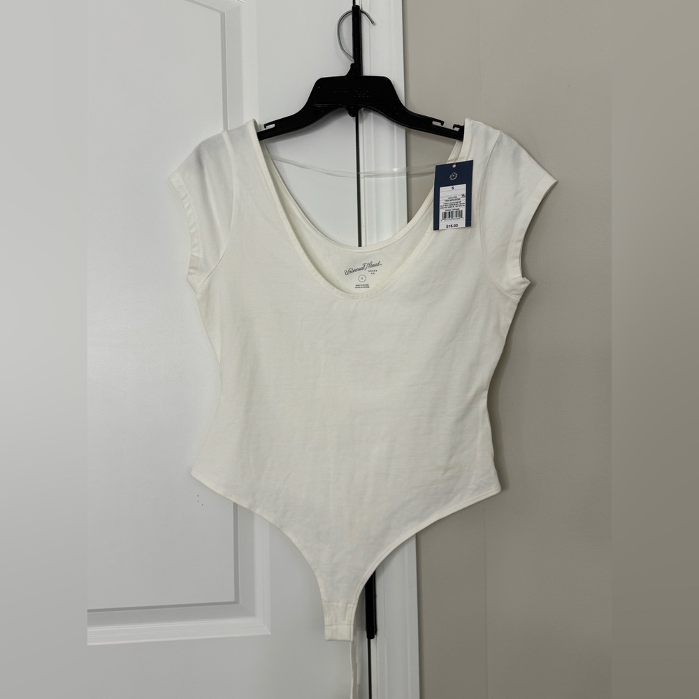 Universal Thread Women's White Bodysuit